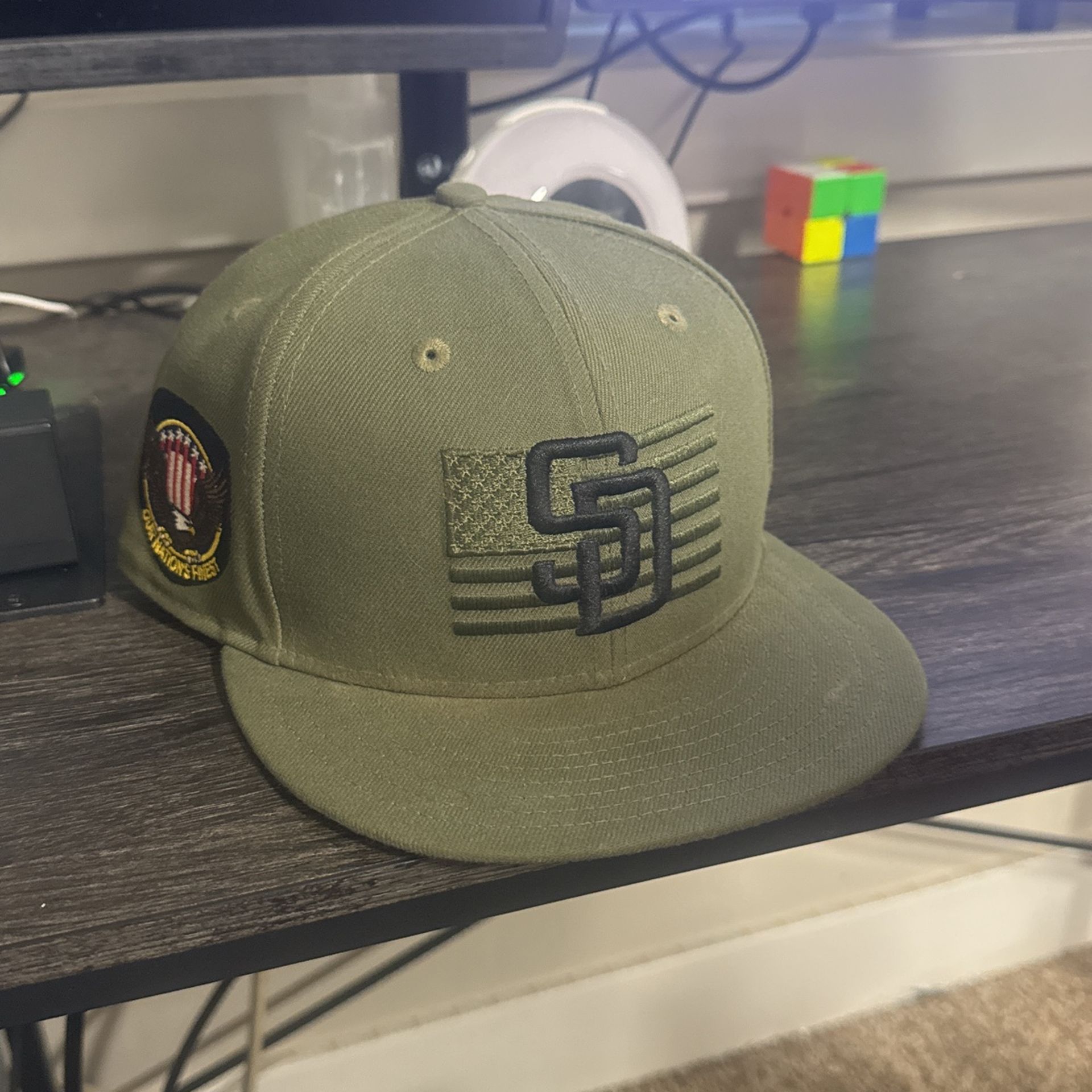 San Diego Padres Hat Worn A Few Times
