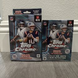 Topps Chrome NFL Hanger Blaster Value Box 2025