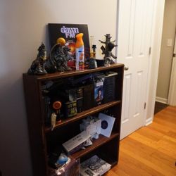 Antique Books Shelf