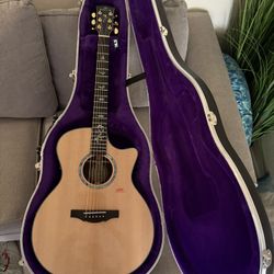 **PRICE REDUCED** Kepma Elite Grand Auditorium Ga1-120a Acoustic/electric Guitar W/built In Amp