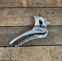 Vintage Shimano Ultegra FD-6500 Front Derailleur Braze-On Double 9s