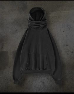 MASKED HOODIE (COAL) SIZE S