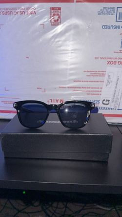 Black frame Chrome Heart Sunglasses