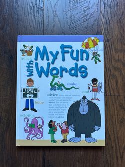 My Fun with Words Children's Hardcover Book