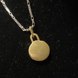 Madewell Necklace Set of 2 with Reversible Coin Charm Pendant