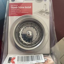 Keeney K5416 Brushed Stainless Steel Basket Strainer Assembly 4-1/2 Dia. in.