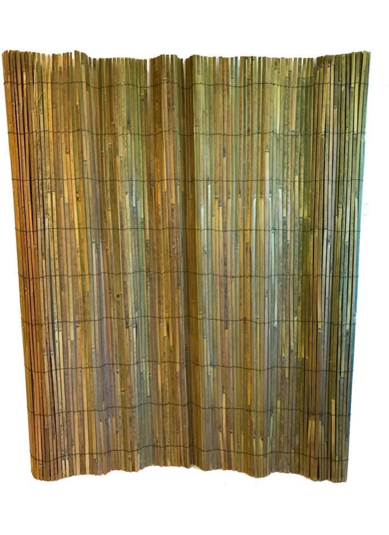 Bamboo Slat Fence, 5'H x 14'L
