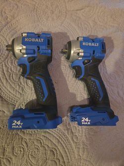 Kobalt 24v impact wrenchs & inflator