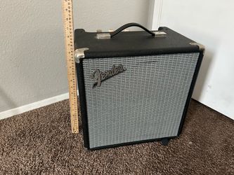 Fender rumble 25 watt practice bass amp guitar obo