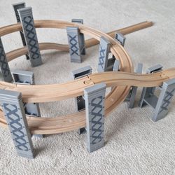 Wooden train - Spiral set