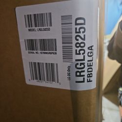 LG GAS STOVE BLACK STAINLESS BRAND NEW IN THE BOX