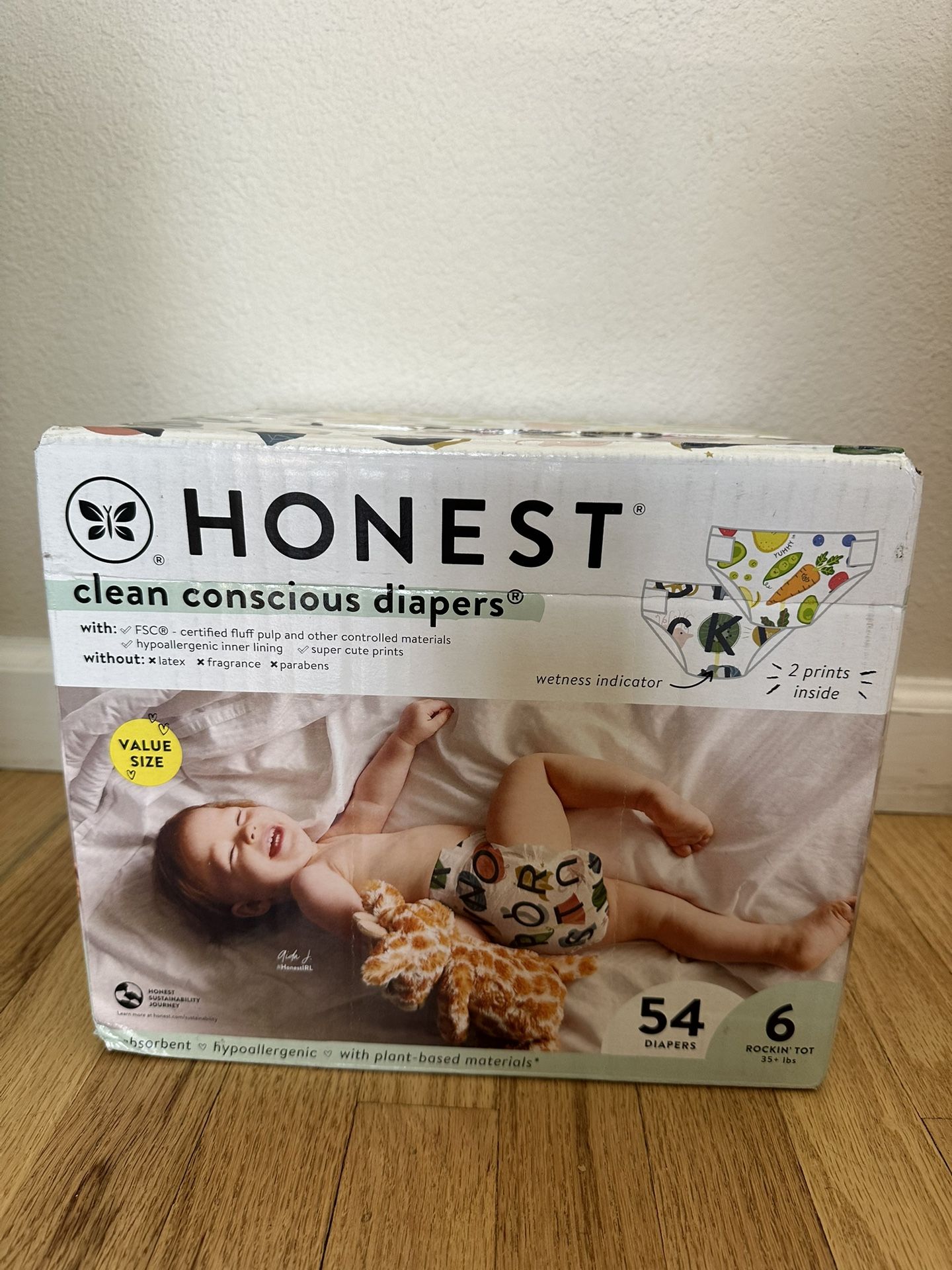 Honest Diapers Size 6