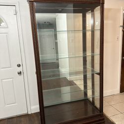 Glass Shelf - Glass Curio Cabinet Needs A New Home