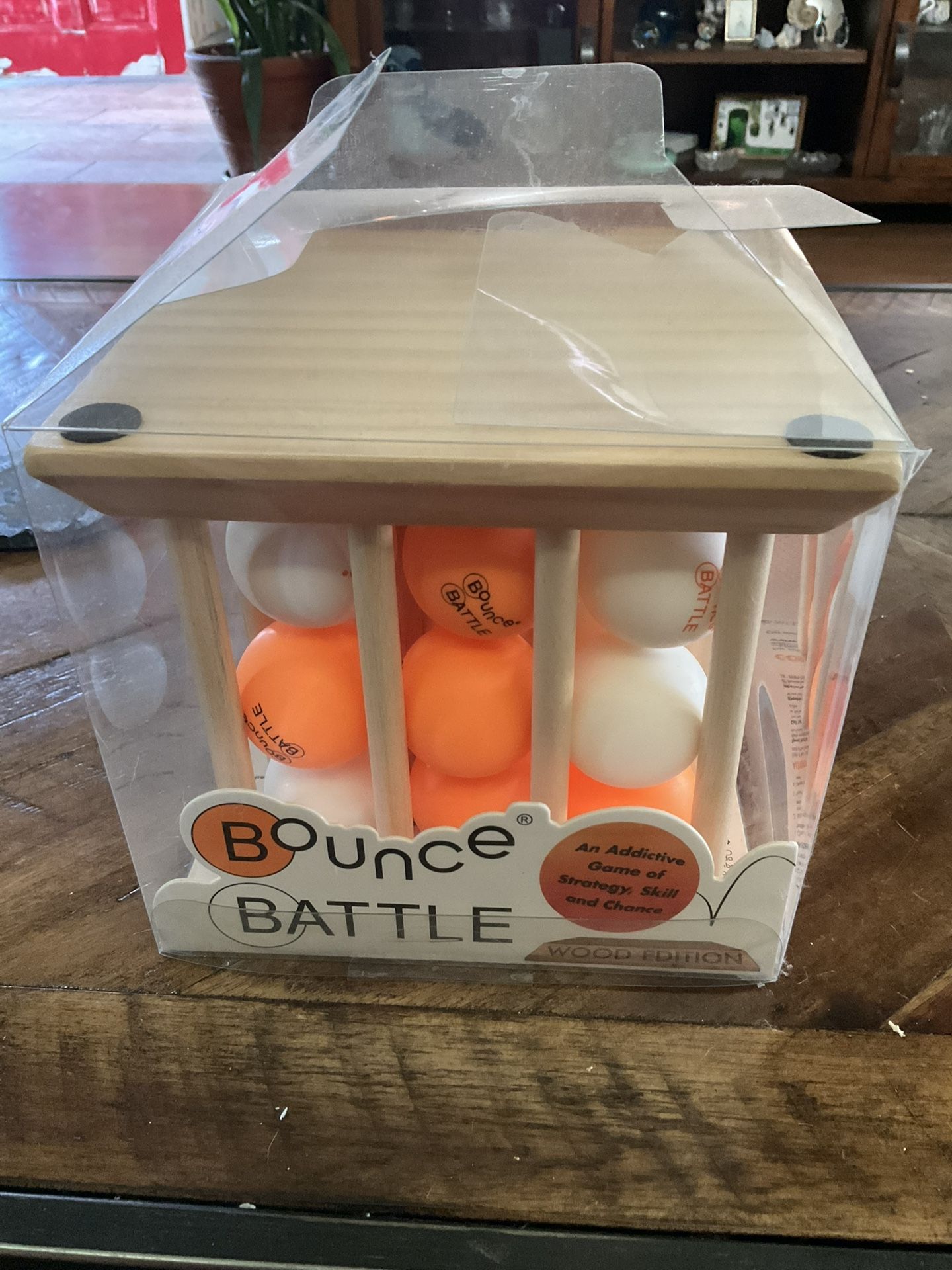 Bounce Battle Party Game Wood Edition