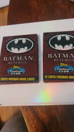 1991 topps Batman returns cards