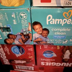 2 Boxes Of Pampers Baby Clean Fresh Scented Baby Wipes - 864ct