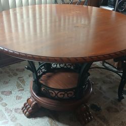 Beautiful wood table and chairs