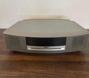Bose Wave Music System  CD Player AM/FM Radio Silver w/ Remote Works Perfect