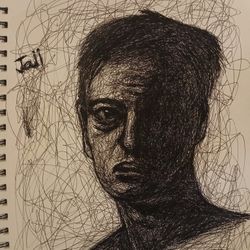 Joji Scribble Drawing