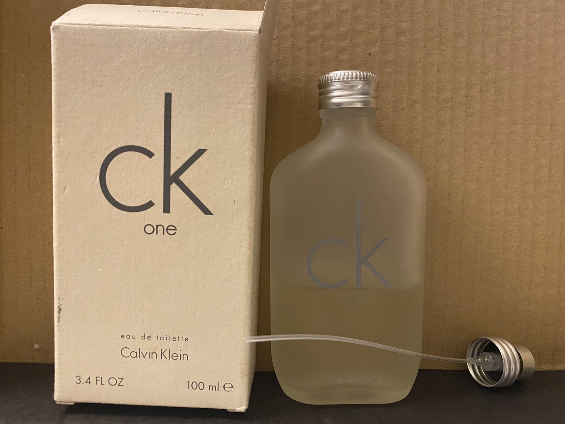 CK one 50 ml left unisex men cologne perfume