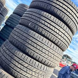 235 50 19 Continental Tires Con 80% De Vida Las 4tires 🚦🏈🏈