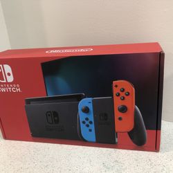 Brandnew Nintendo Switch Red and Blue Joycon