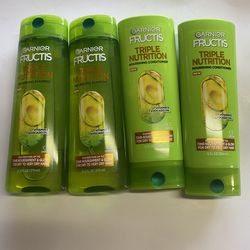 Garnier Frutis Triple Nutrition Hair Care Bundle