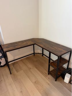 L shaped desk
