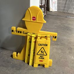 Set of 4 Caution Signs 
