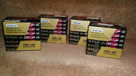 Fuji DR-I Audio Cassettes* 7 Ct. New* .