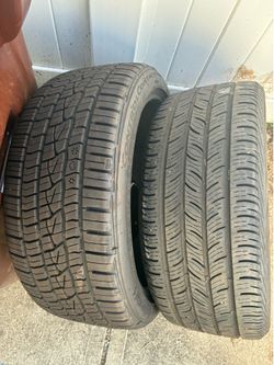 Two 225/40/18 Continental ControlContact tires
