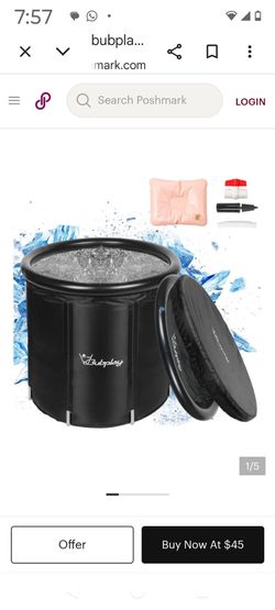 Bubplay large Ice Bath Tub for Athletes & Adults -