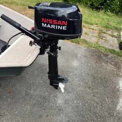 Nissan 6hp 4 Stroke Outboard 