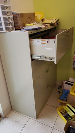 Metal file cabinet drawers 42"W 4-Drawer Steel Lateral File Cabinet, Putty