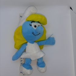 Smurfette by Nanco Stuffed Plush Doll The Smurfs 2011 approx. 12"