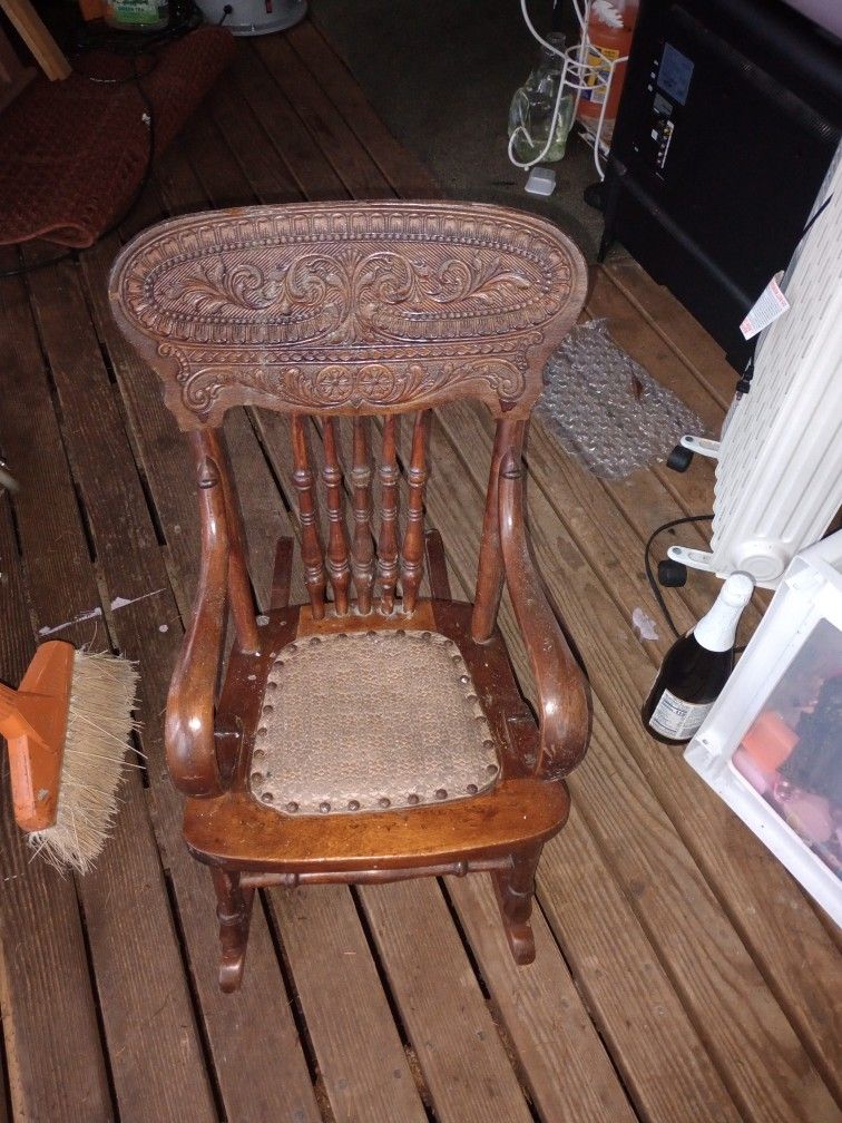 Antique Childs Rocking Chair