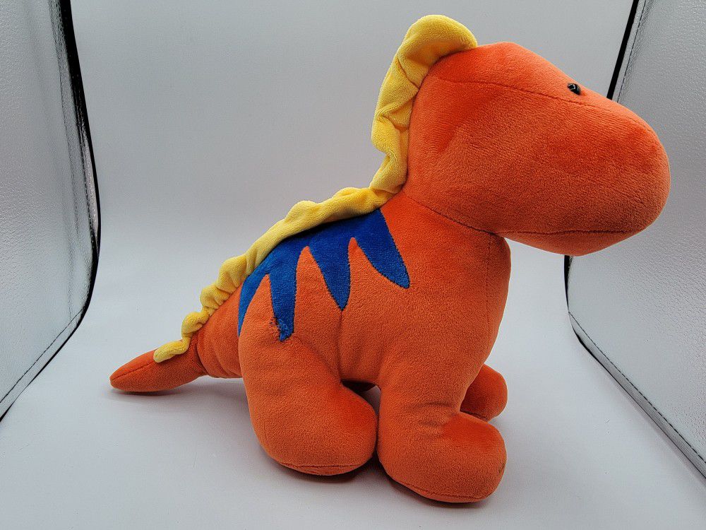 Orange Dinosaur 12" Plush