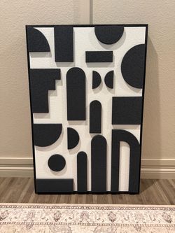 Abstract wall decor - 24x36”