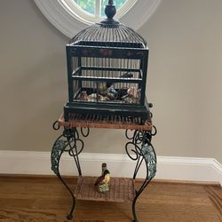 Birdcage And Stand