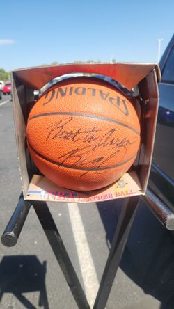 Signed NBA basketball
