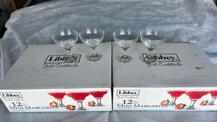 Libbey mini margarita glasses