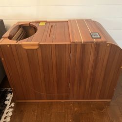 Health Partner Cedar Infrared "Half Body Sauna" - Single Person