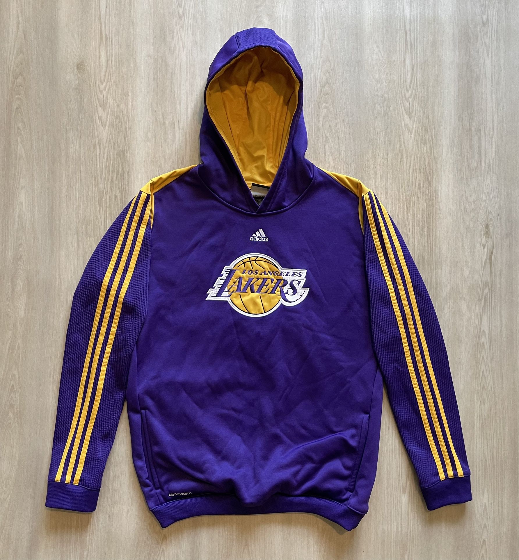 Y2K Adidas Los Angeles Lakers Pullover Hoodie Youth XL