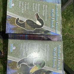 Canadian Goose and Mallard Duck Wall Hooks