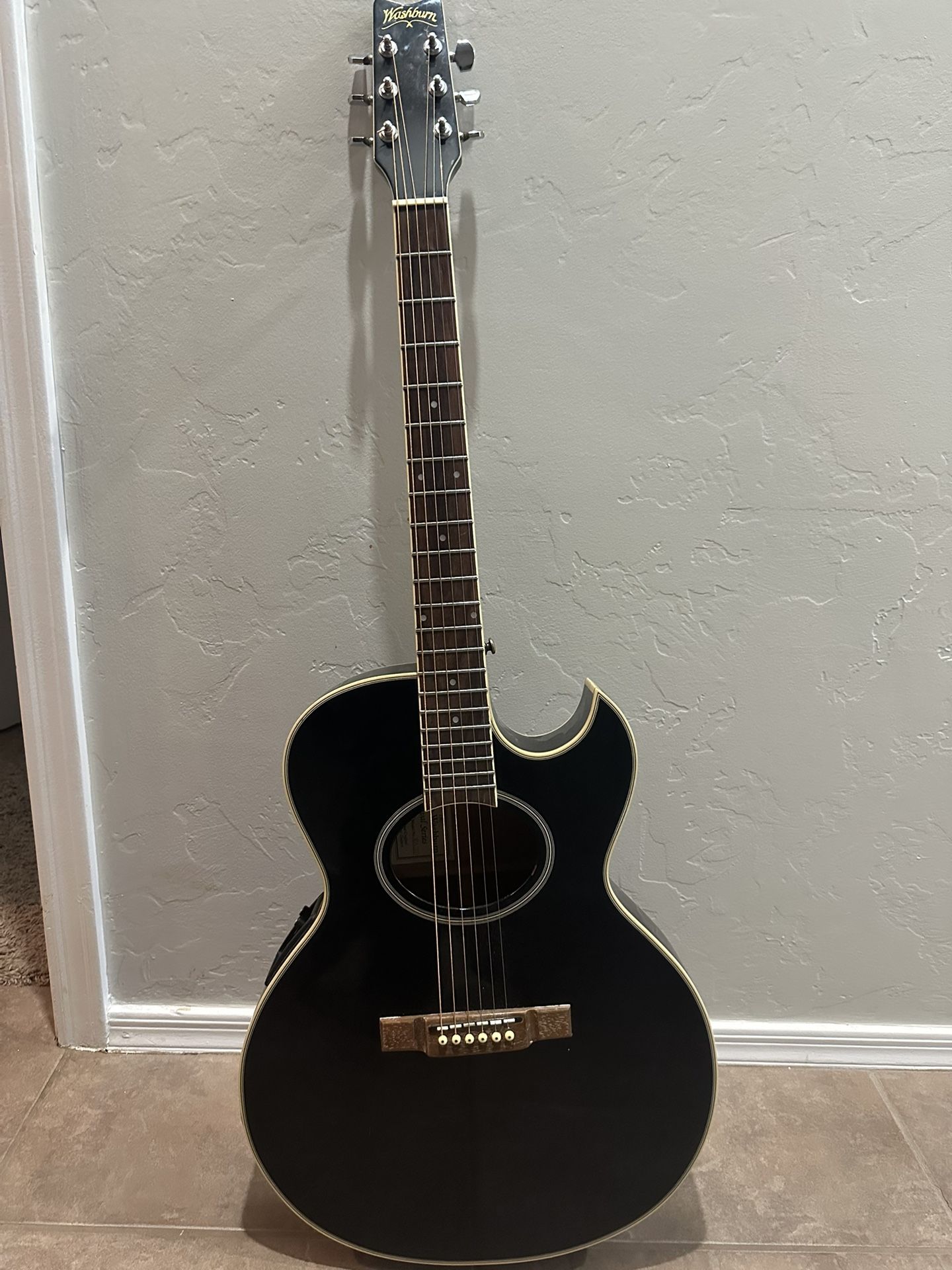 Washburn acoustic electric guitar
