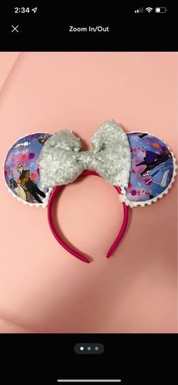 Elsa Anna Frozen Minnie Ears HANDMADE!