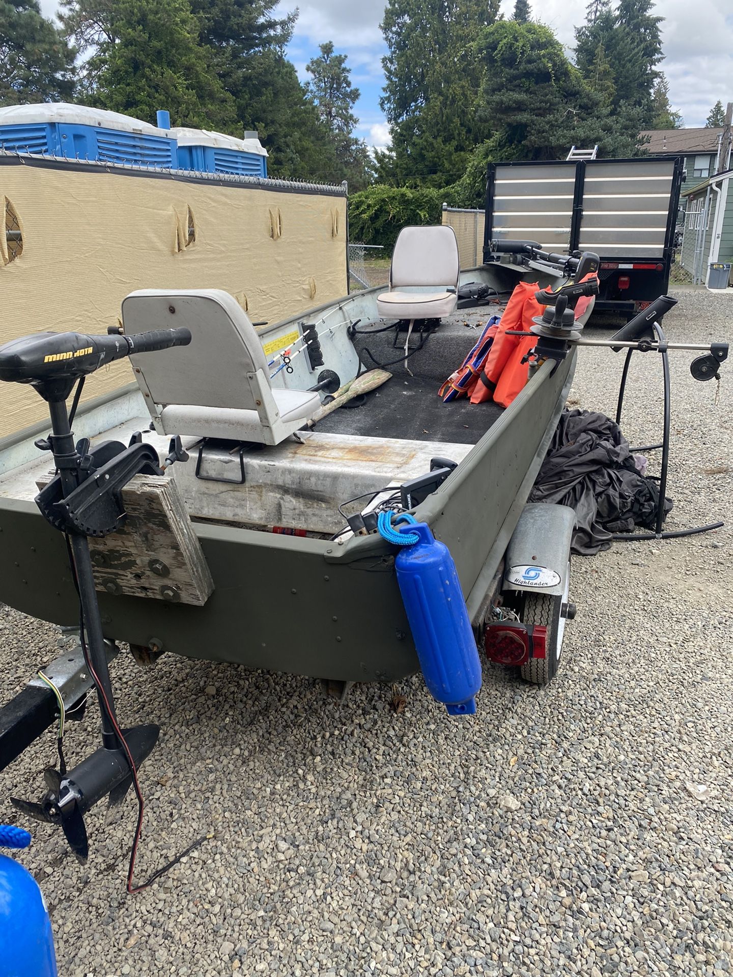 Aluminum Fishing Boat