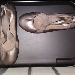 NIB! Easy Spirit Ballet Flats Pewter Color