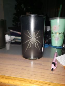 Color Changing Spider Candle