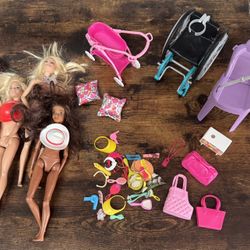 Barbie Doll Lot with Accessories just $15 xox
